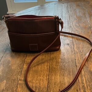 Dooney & Bourke - Brown Leather Crossbody Bag
